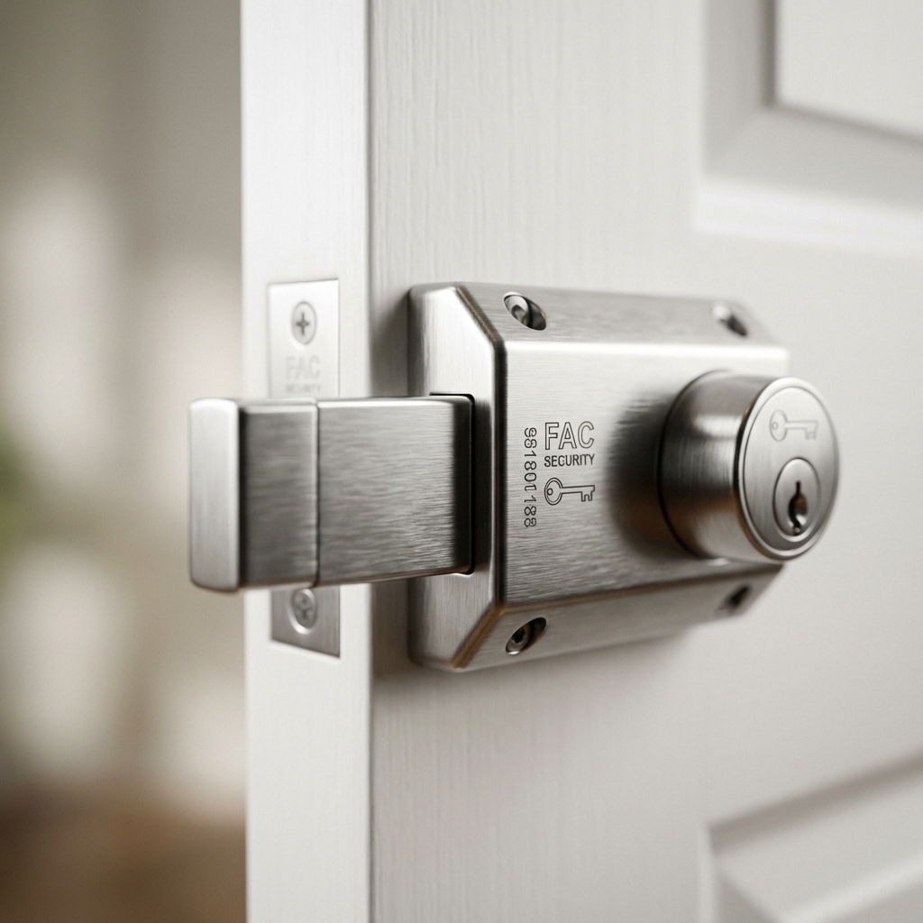 Cerrojo de seguridad instalado en trastero