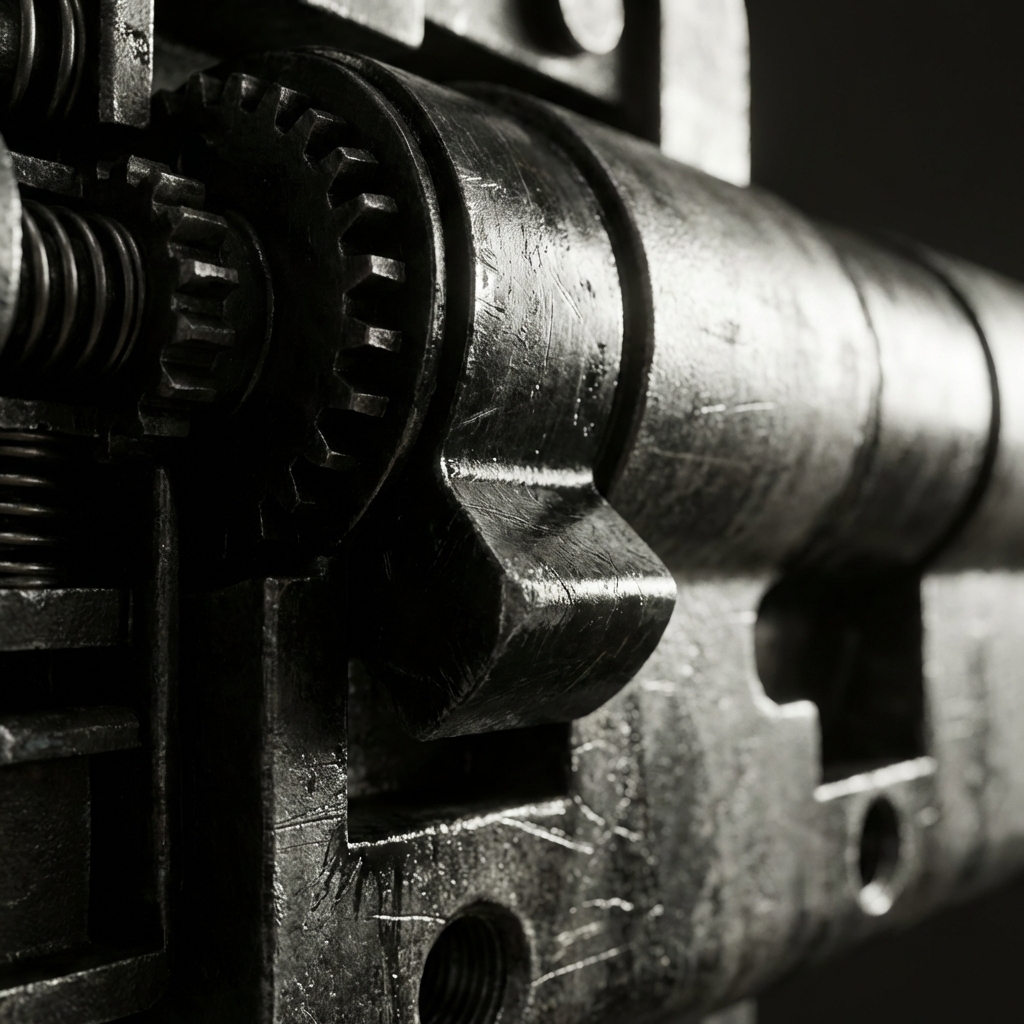 Detalle Macro Leva Cerradura