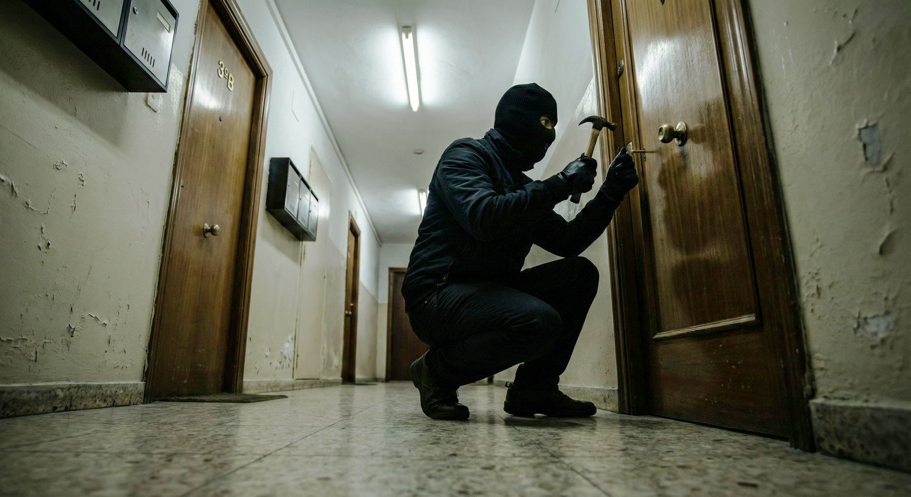 Ladrón intentando bumping